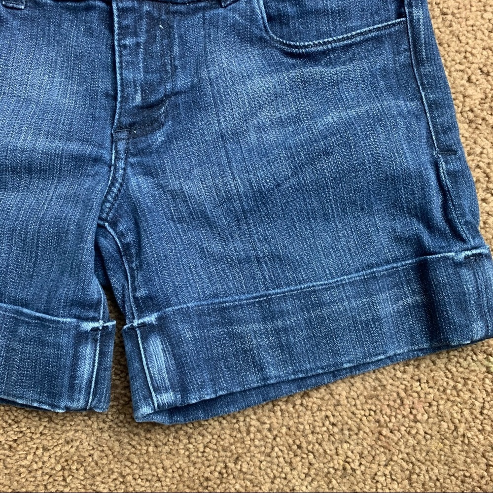 See Thru Soul Cuff Medium Wash Shorts - Picture 5 of 8